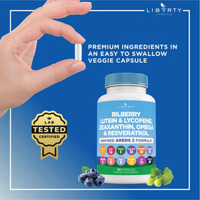 Liberty Lifestyle Compléments Alimentaires Œil avec différentes angles de présentation