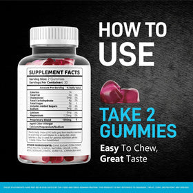 Libicade Gummies LIVORKA avec un verre d'eau