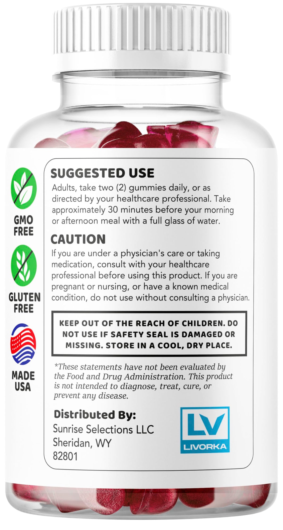 Libicade Gummies LIVORKA dans un environnement quotidien