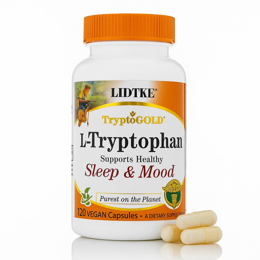 Lidtke L-Tryptophan Capsules 120 Count vue de face