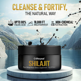 Life Cykel Résine de Shilajit Pure 15g avec ingrédients naturels