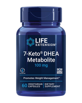 Life Extension 7-Keto DHEA a balanced routine 100 Mg 60 Capsules Végétariennes - Vue de face