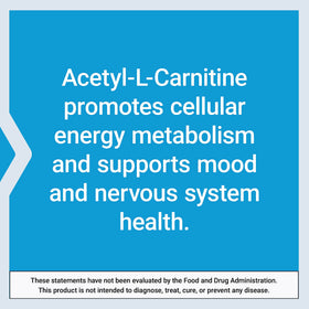 Life Extension Acetyl-L-Carnitine 100 capsules, format de capsule