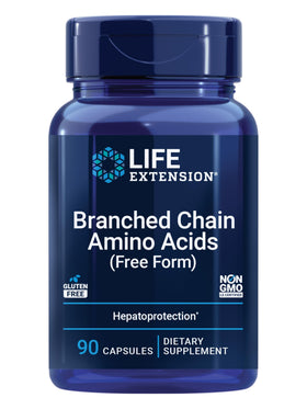 Life Extension Acides Aminés Ramifiés 90 Capsules vue de face