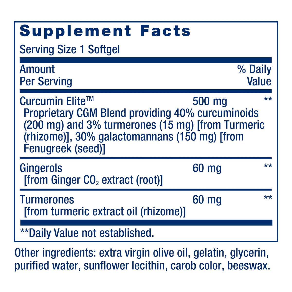 Life Extension Advanced Curcumin Elite Extrait de Curcuma gélules ouvertes