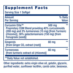 Life Extension Advanced Curcumin Elite Extrait de Curcuma gélules ouvertes