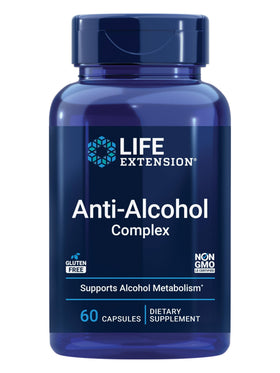 Life Extension Anti-Alcohol Complex 60 capsules vue avant
