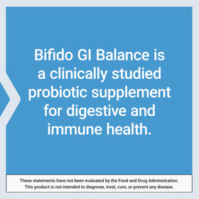 Life Extension Bifido GI Balance capsules avec fond naturel