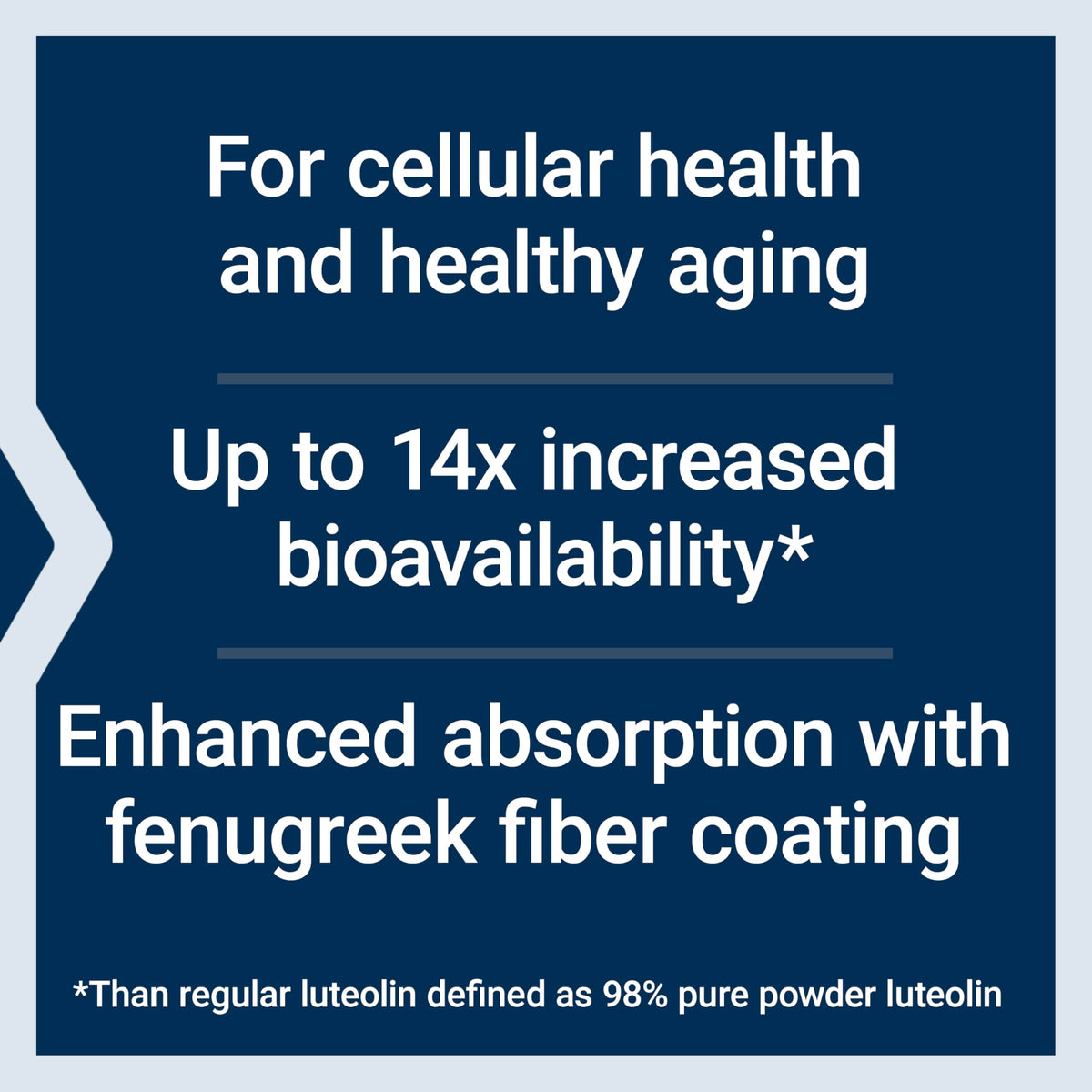 Life Extension Bio-Luteolin capsules végétariennes sur fond blanc