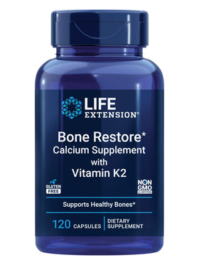 Life Extension Bone Restore 120 capsules vue de face