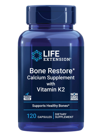 Life Extension Bone Restore 120 capsules vue de face