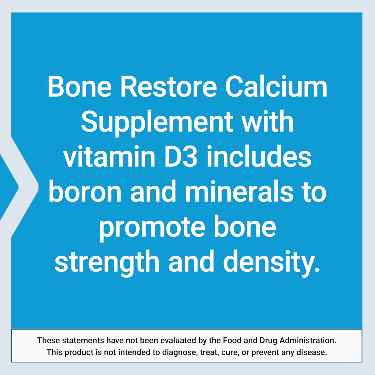 Life Extension Bone Restore Calcium sur une table