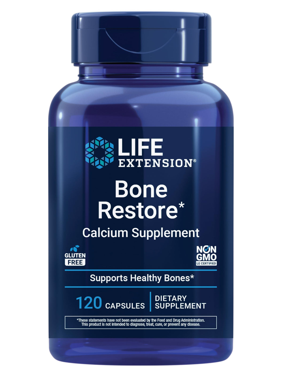 Life Extension Bone Restore Complément Alimentaire Calcium 700 mg Capsules