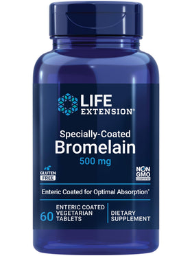 Life Extension Broméline Spécialement Enrobée 500 mg comprimés végétariens