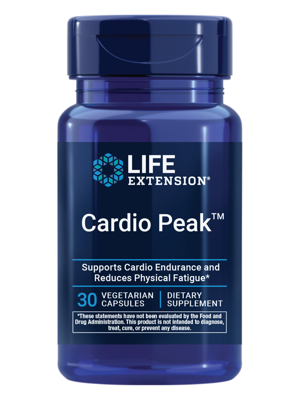 Life Extension Cardio Peak 30 capsules vue de face