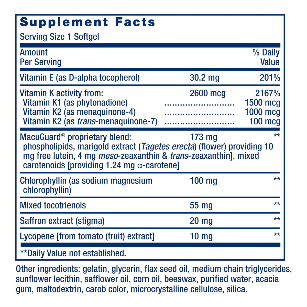 Life Extension Complément Alimentaire Multivitaminé gélules côté