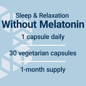 Life Extension Complément Sommeil avec une main tenant une capsule