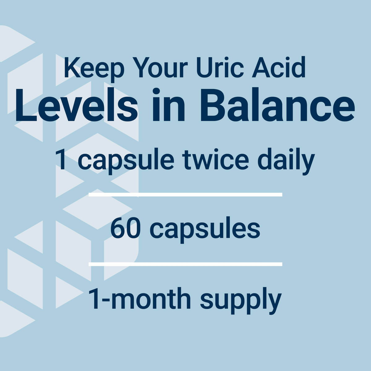 Life Extension Contrôle de l'Acide Urique 60 capsules sur fond blanc