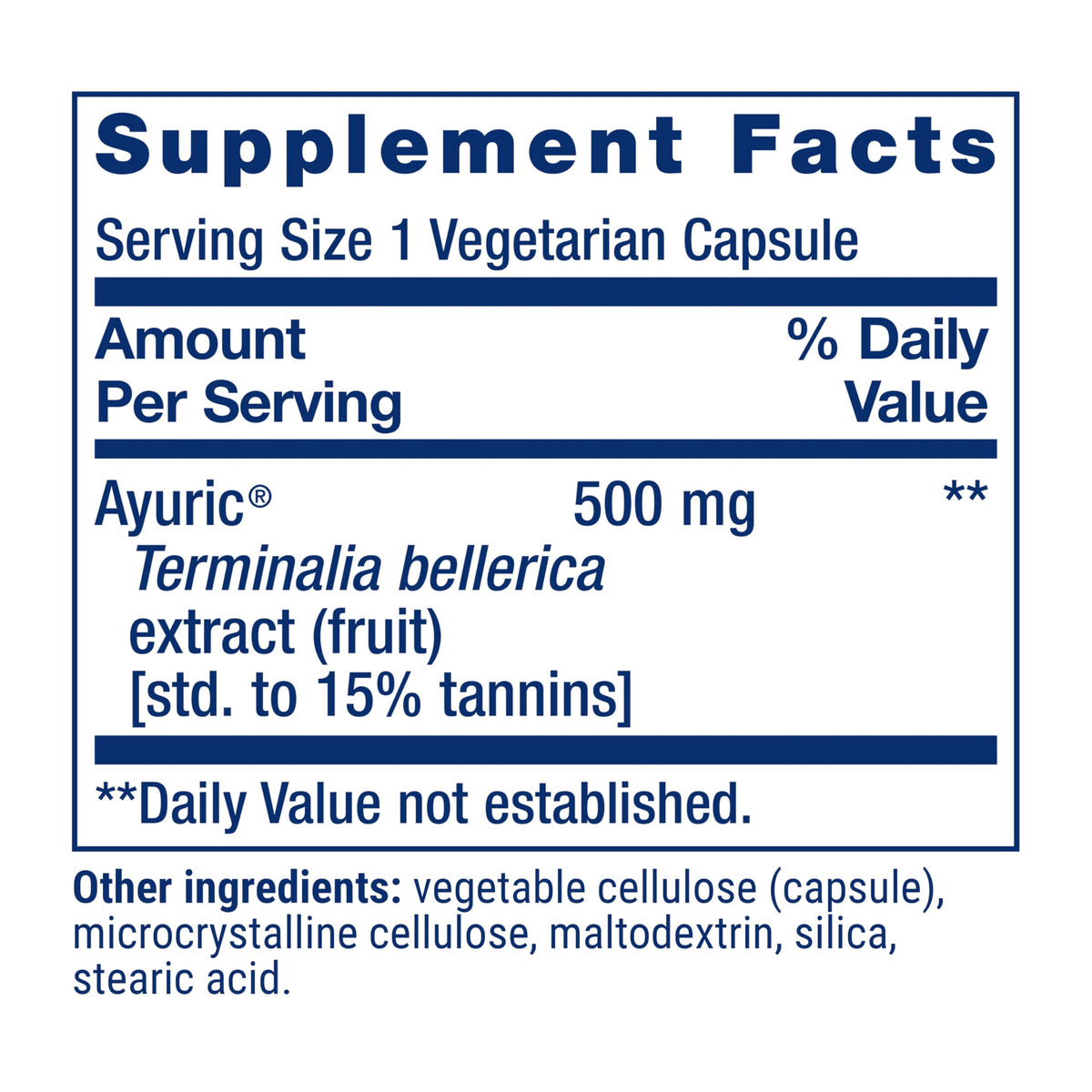 Life Extension Contrôle de l'Acide Urique 60 capsules vue arrière