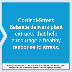 Life Extension Cortisol-Stress Balance 30 Capsules, capsules à côté de la boîte
