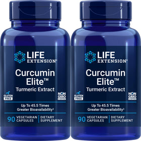 Life Extension Curcumin Elite 90 capsules végétariennes vue avant