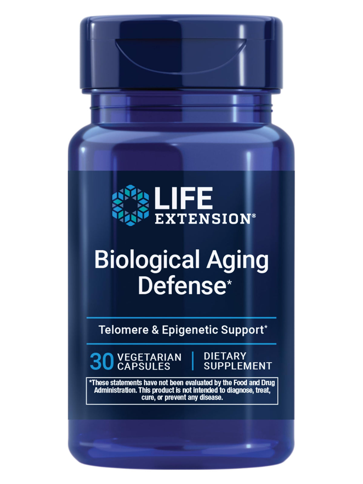 Life Extension Défense contre le vieillissement biologique gélules vues de face