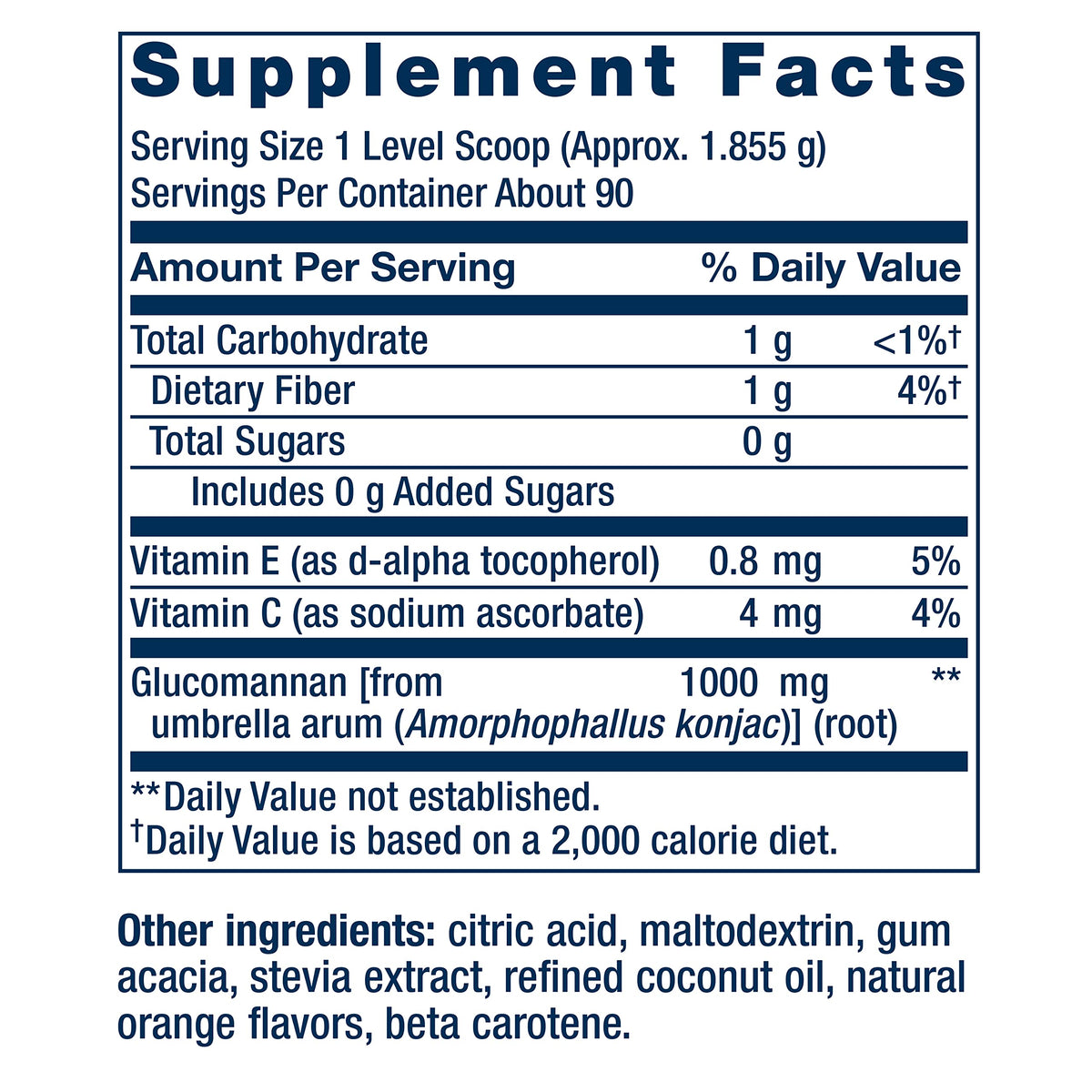 Life Extension Easy Fiber Glucomannan 167 g Poudre avec cuillère doseuse