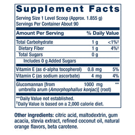 Life Extension Easy Fiber Glucomannan 167 g Poudre avec cuillère doseuse