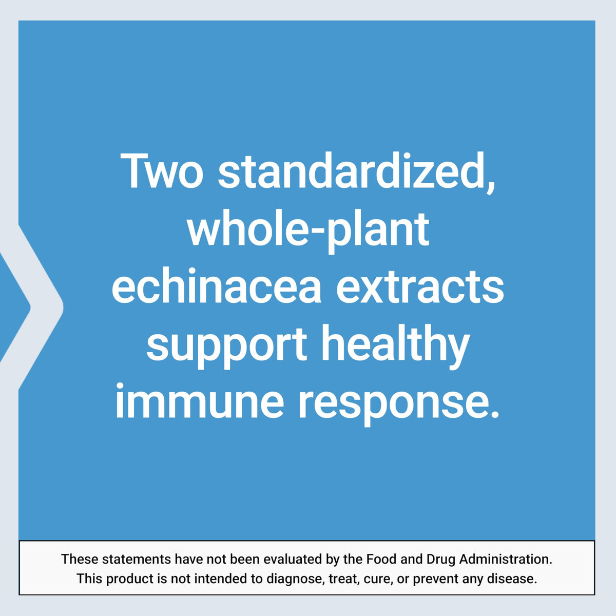 Life Extension Echinacea Elite capsules with a measuring spoon