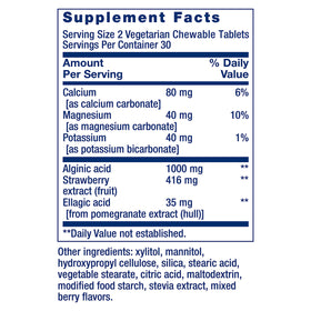 Life Extension Esophageal Guardian, emballage et informations nutritionnelles
