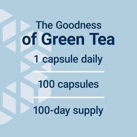 Life Extension Extrait de Thé Vert Mega Légèrement Caffeiné avec fond naturel