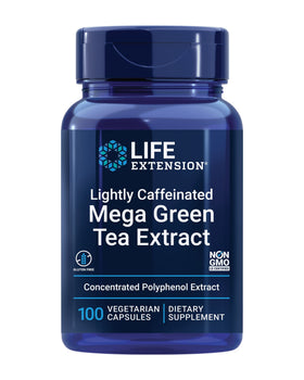 Life Extension Extrait de Thé Vert Mega Légèrement Caffeiné vue avant
