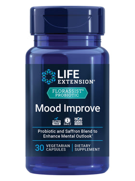 Life Extension FLORASSIST® Probiotic Mood Improve 30 Capsules front view