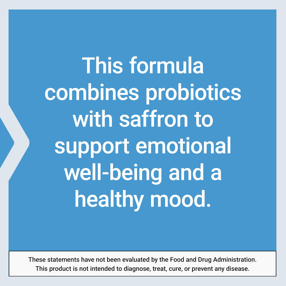Life Extension FLORASSIST® Probiotic Mood Improve capsule on a wooden table