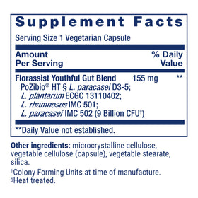 Life Extension FLORASSIST® Probiotic packaging side view