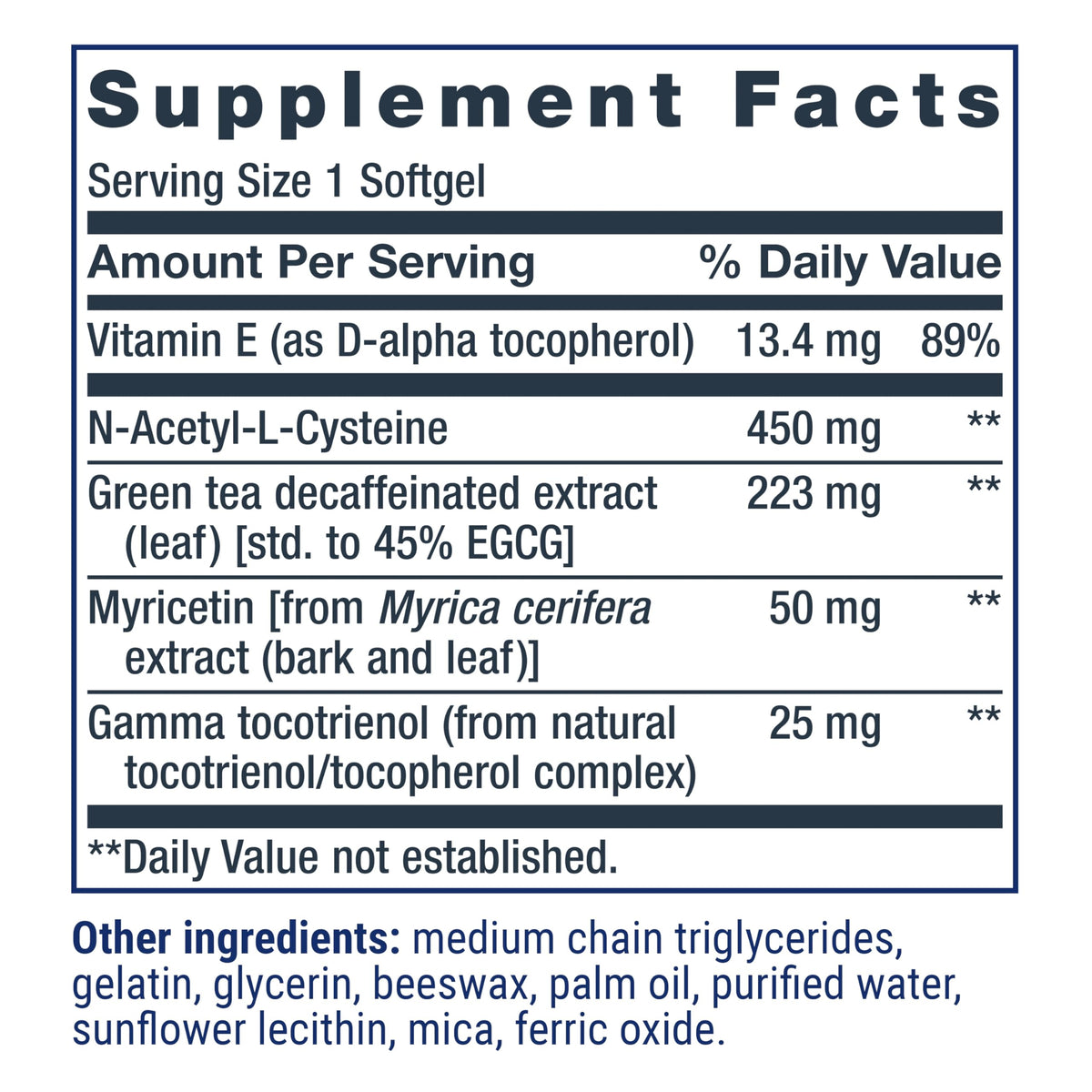 Life Extension GEROPROTECT Ageless Cell 30 gélules côté