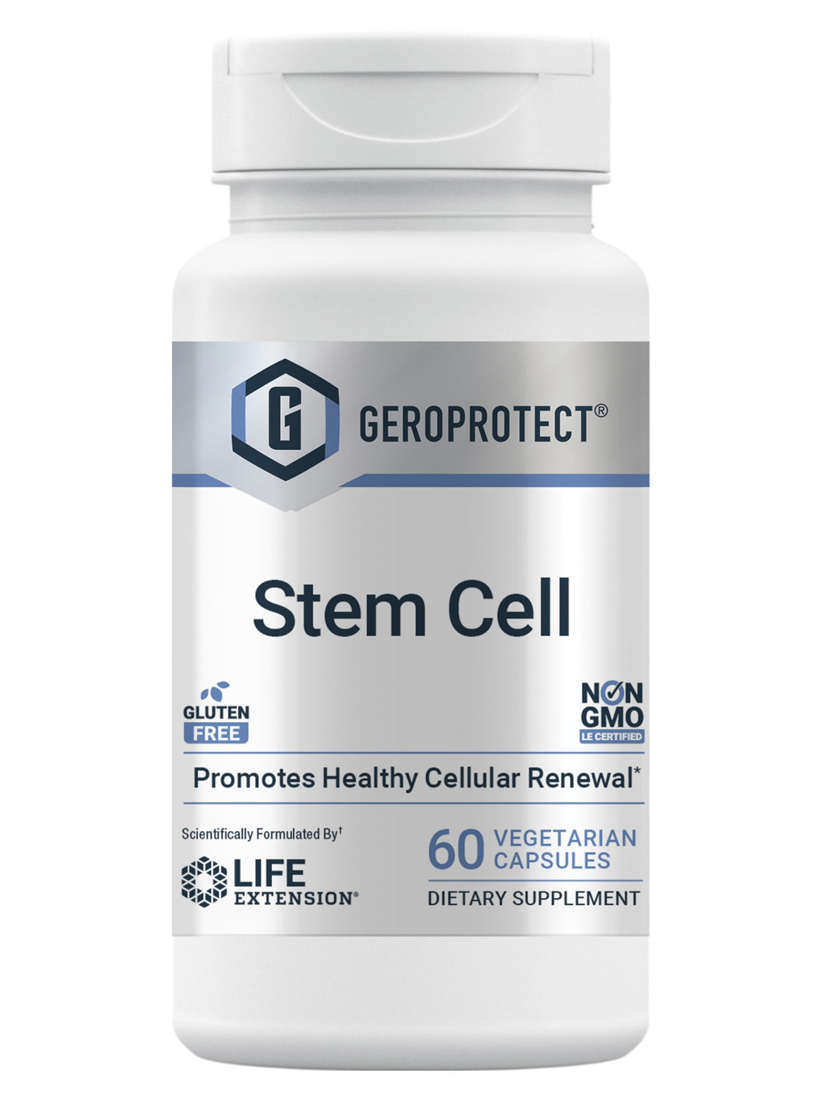 Life Extension GEROPROTECT® Stem Cell 60 capsules vue avant