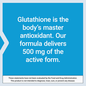 Life Extension Glutathione 500 mg Capsules - Capsules individuelles
