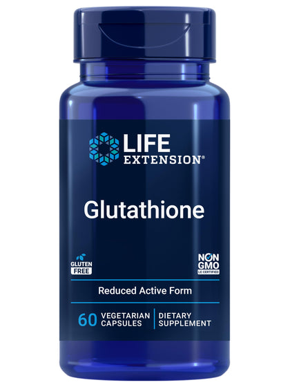 Life Extension Glutathione 500 mg Capsules - Vue de face