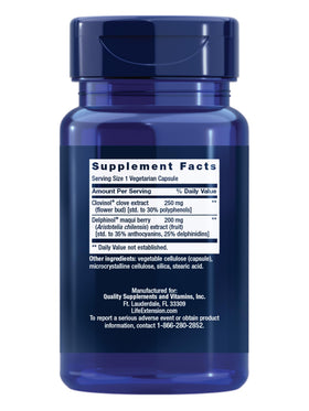 Life Extension Glycemic Guard 30 Capsules vue de côté