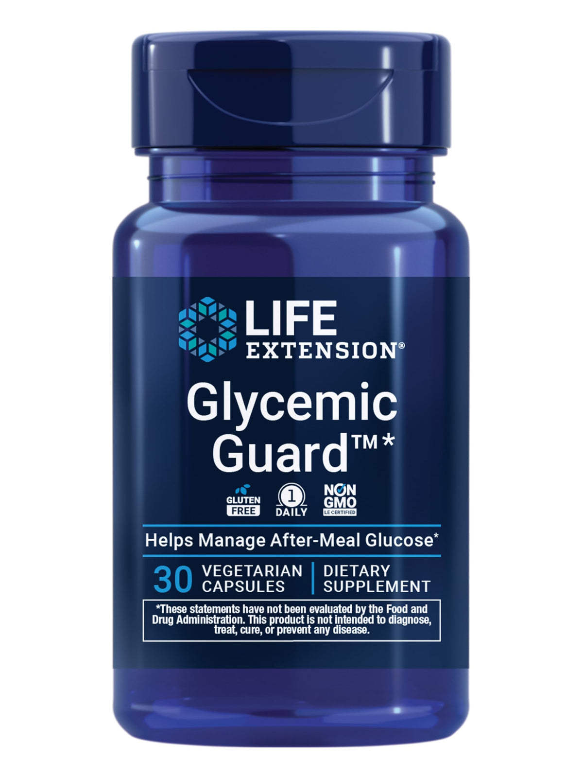 Life Extension Glycemic Guard 30 Capsules vue de face