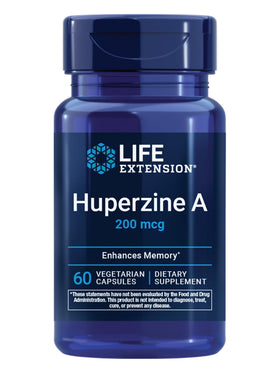 Life Extension Huperzine A 200 mcg 60 capsules emballage avant
