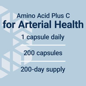 Life Extension L-Arginine Caps 700 mg with vitamin C detail