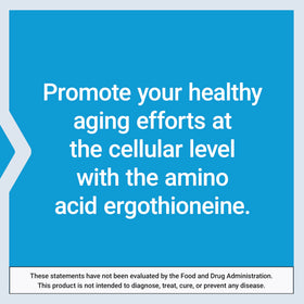 Life Extension L-Ergothioneine 5 mg ingrédients sur l'étiquette