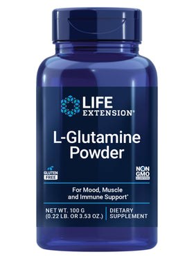 Life Extension L-Glutamine Poudre 100g vue avant