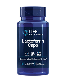 Life Extension Lactoferrin Caps 300 mg 60 capsules front view