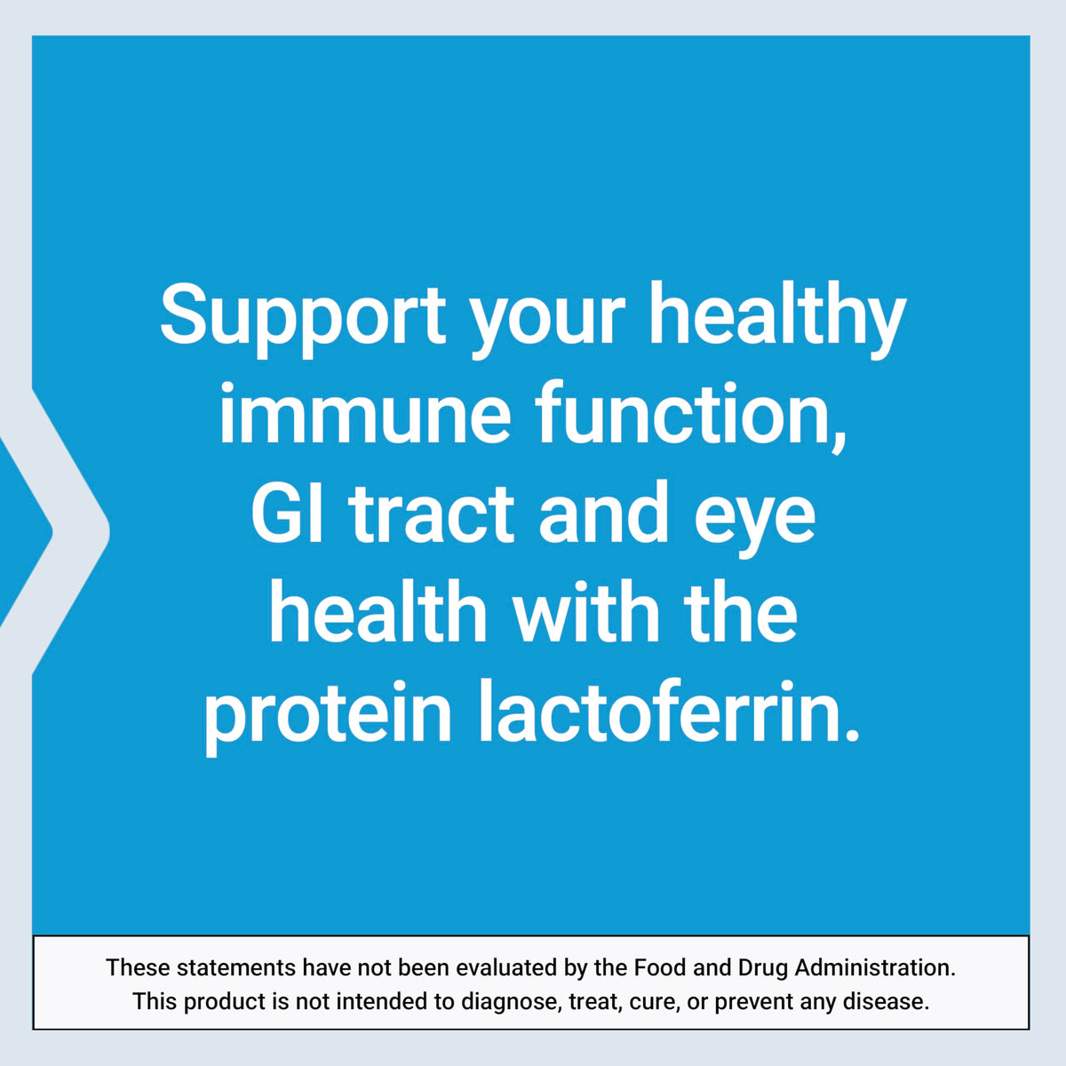 Life Extension Lactoferrin Caps 300 mg with a glass of water