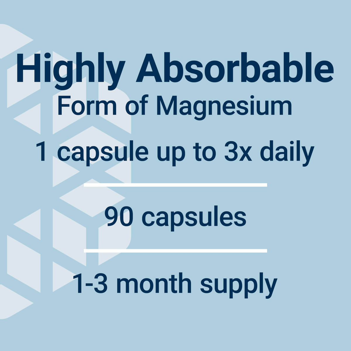 Life Extension Magnésium Glycinate capsules on a wooden table