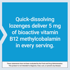 Life Extension Methylcobalamine B12 avec étiquette et ingrédients