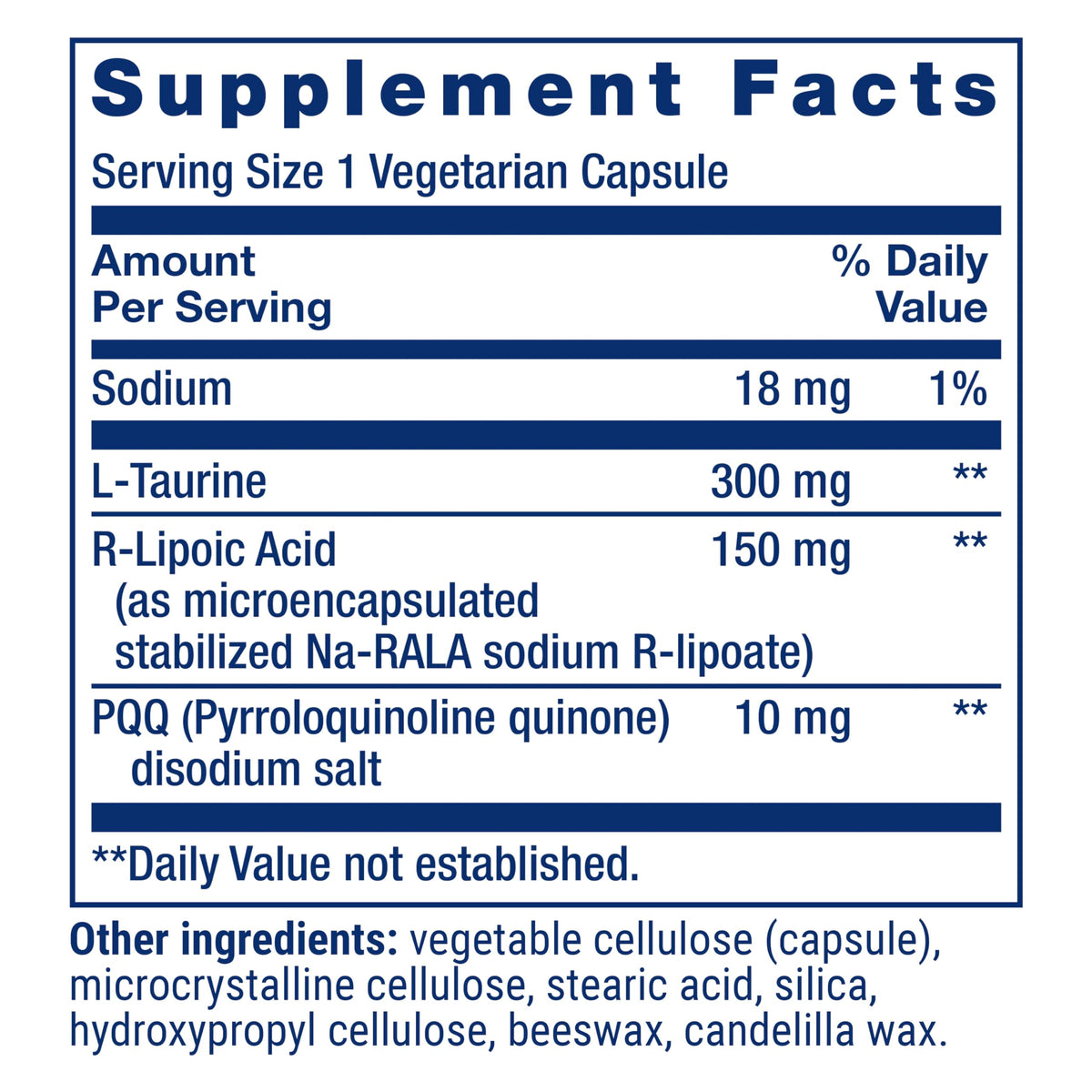 Life Extension Mitochondrial Basics 30 Capsules sur une table de cuisine